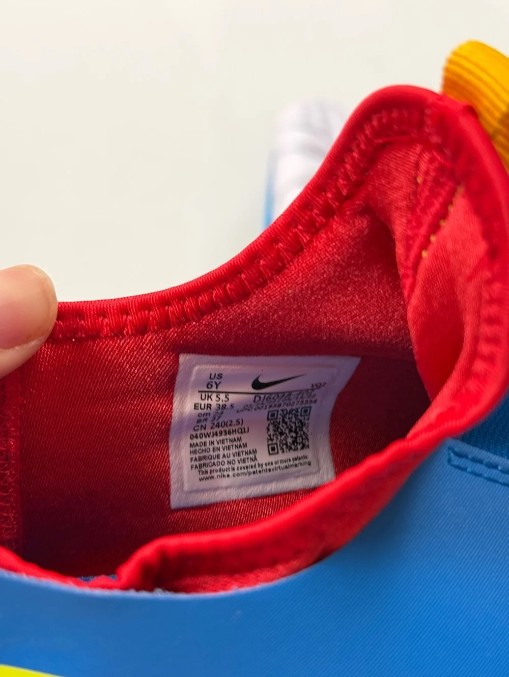 Nike Nike Flex Runner 2  Slip-On Sneakers Blue Red Yellow - Boys 6Y
